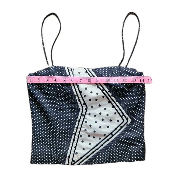 Vintage Koos van den Akker 3-Piece Ensemble Polka Dot Stripes Bustier Skirt Wrap - Picture 6 of 11